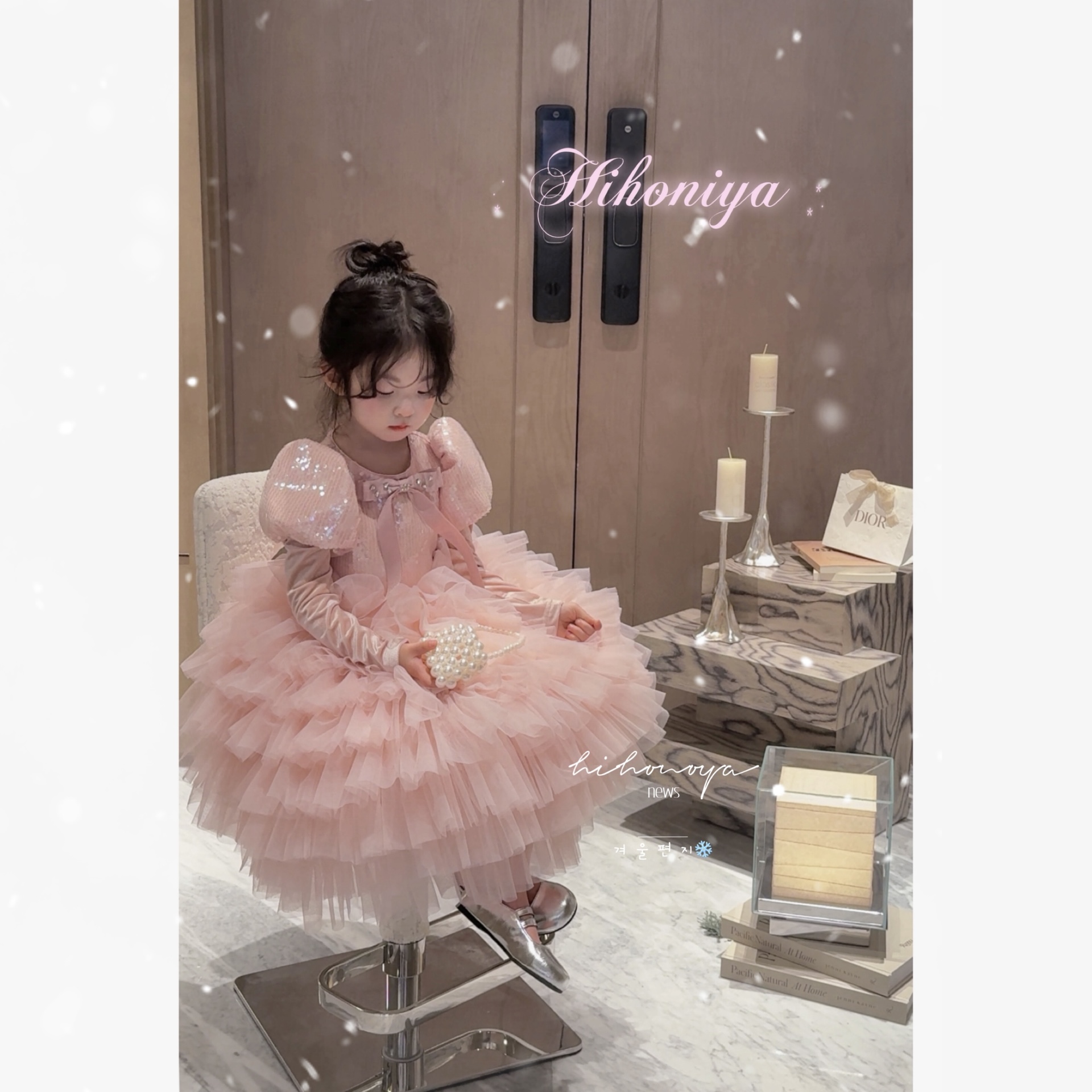 【琉纱千金】十七Hihoniya~2025冬宝宝人鱼姬蓬蓬不加绒礼服纱裙