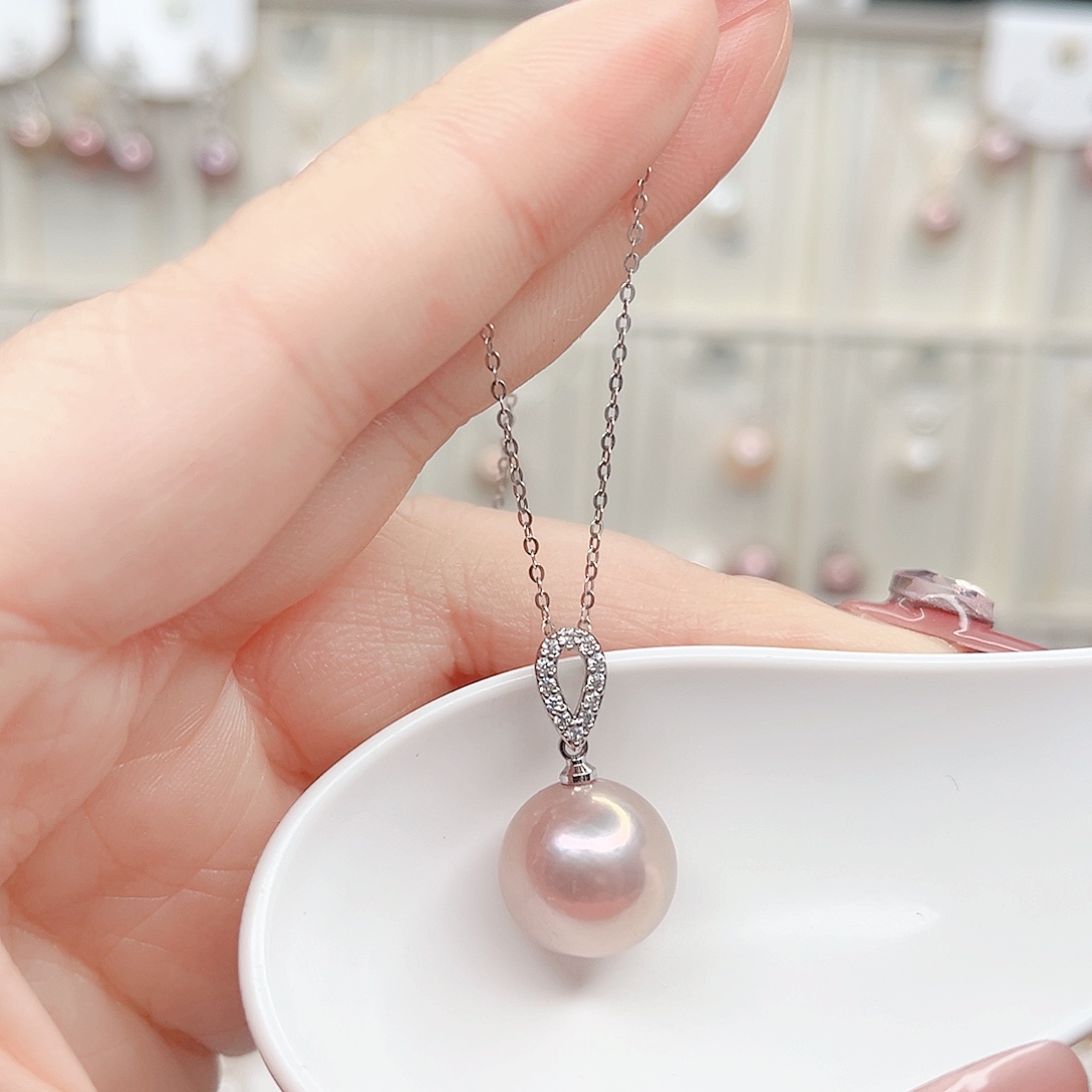 淡水珍珠吊坠(赠链)合金