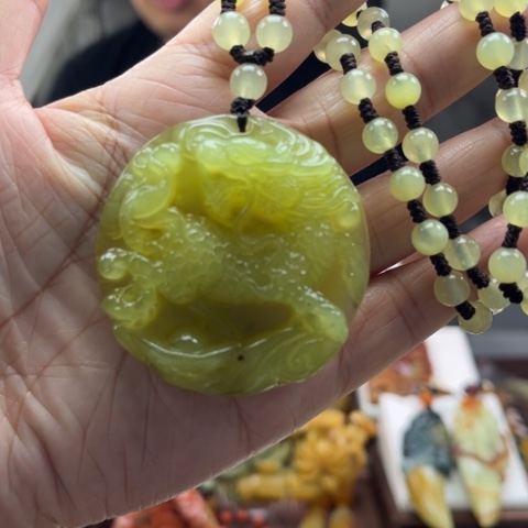 岫玉挂件未镶嵌挂件