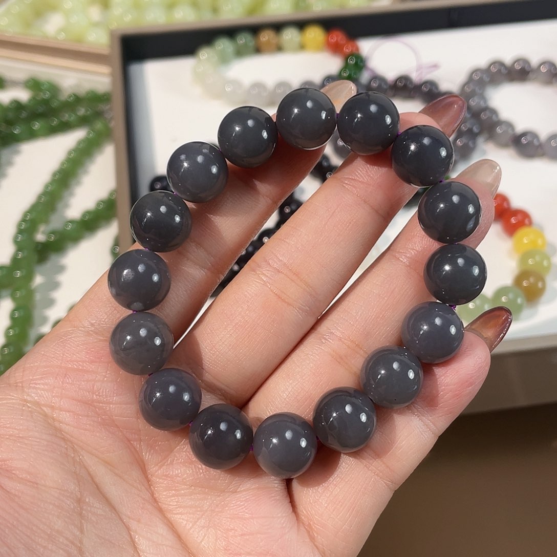 和田玉手链未镶嵌12