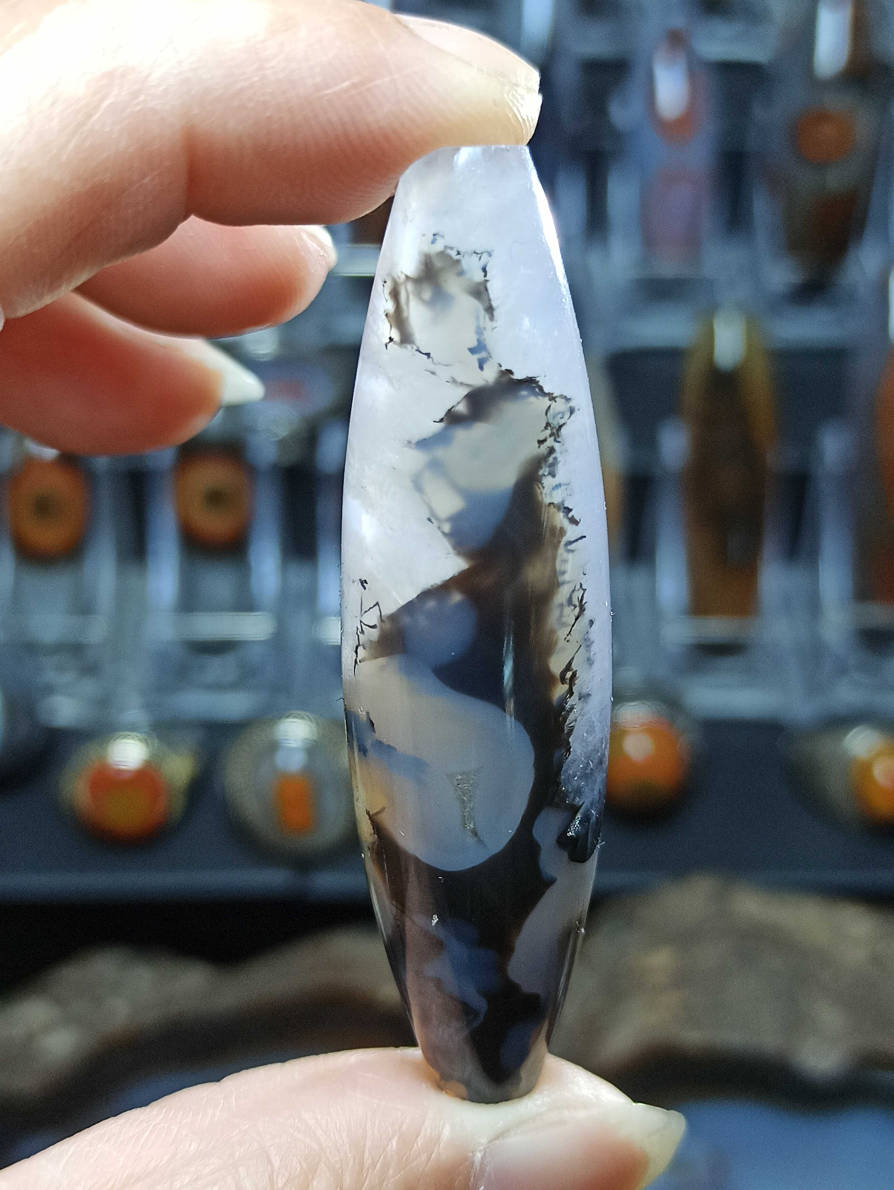 天然玛瑙水晶吊坠