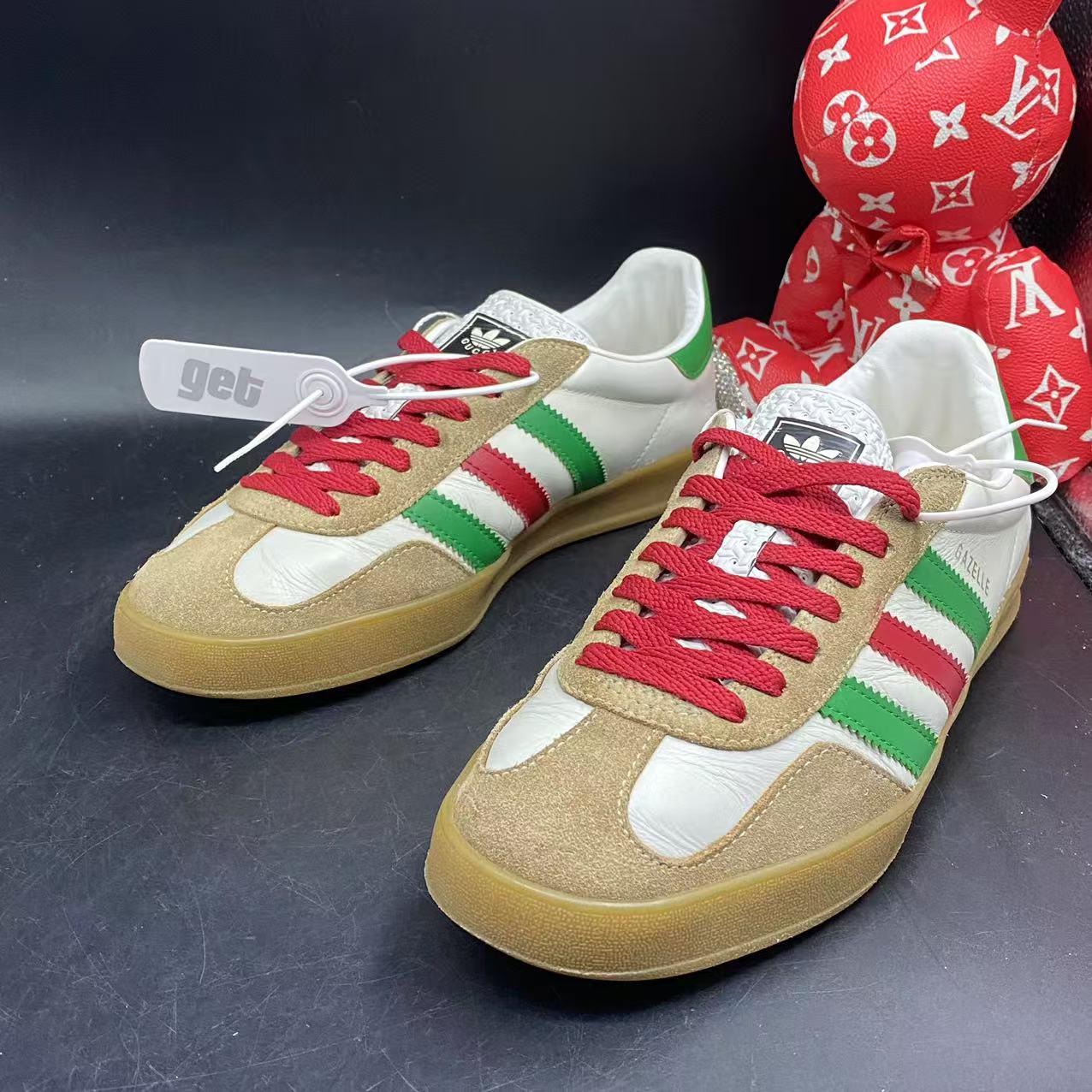 95新 GUCCI/古驰 【聚星福利】阿迪达斯联名德训板鞋42欧码ddm1863
