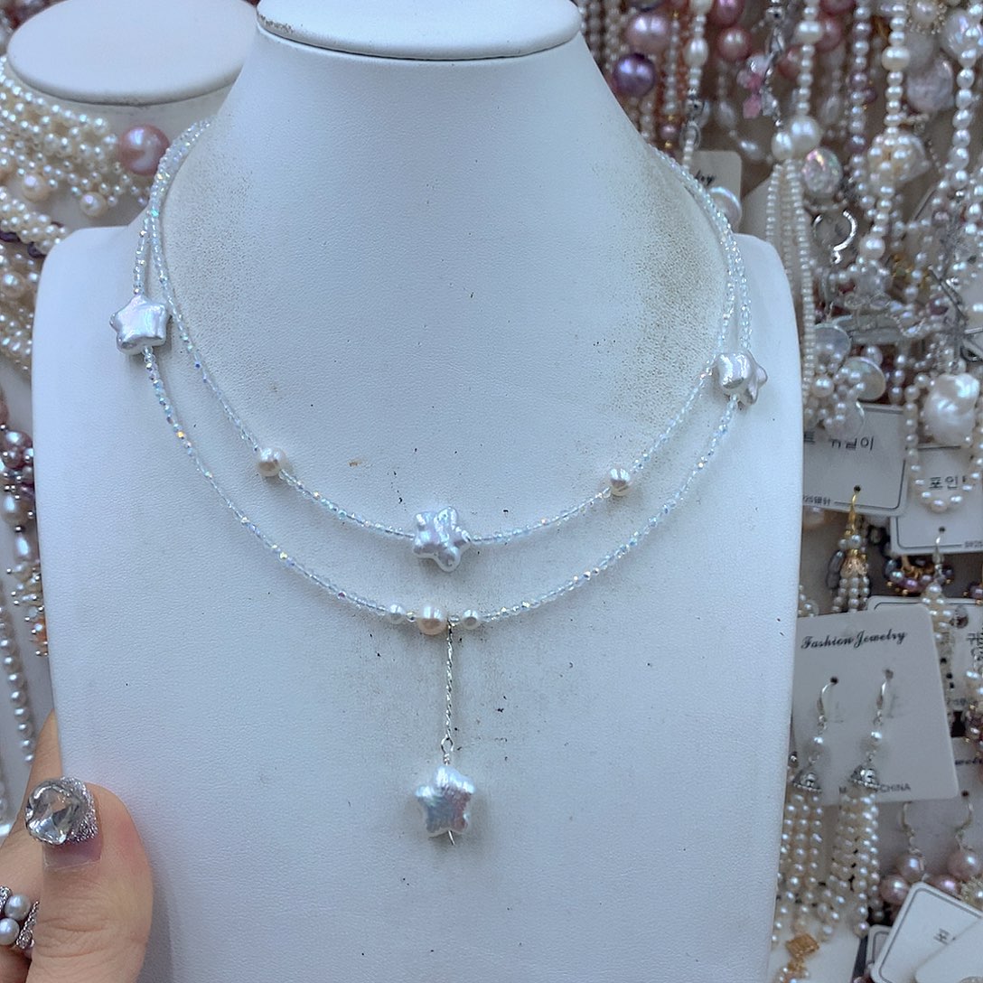 耳饰淡水珍珠银S925镶嵌