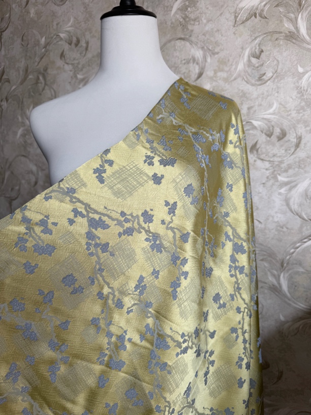 2631梅色芬芳梭织提花面料