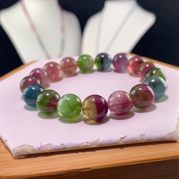 手链未镶嵌双色碧玺x****e