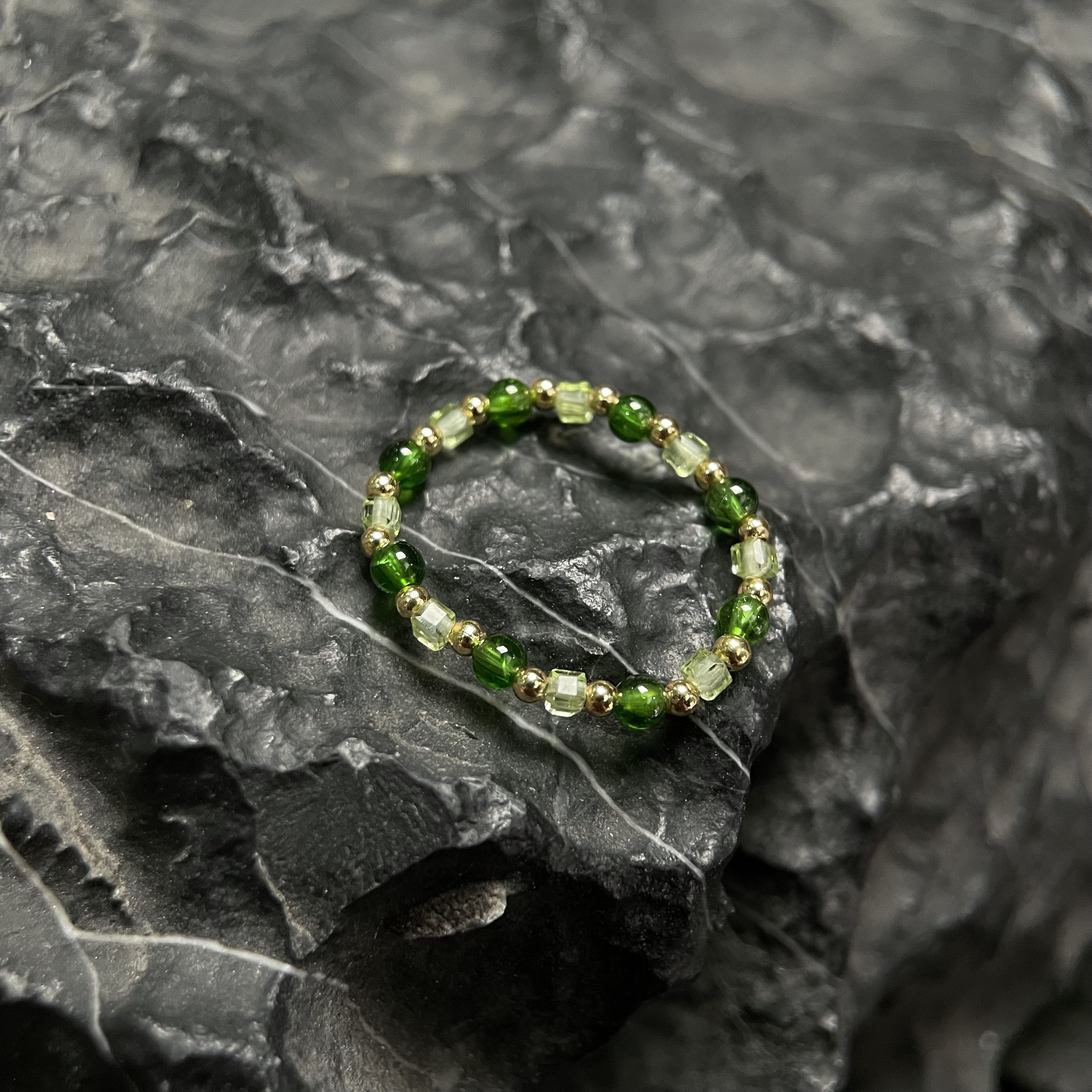 橄榄石透辉石戒圈 KT25061219