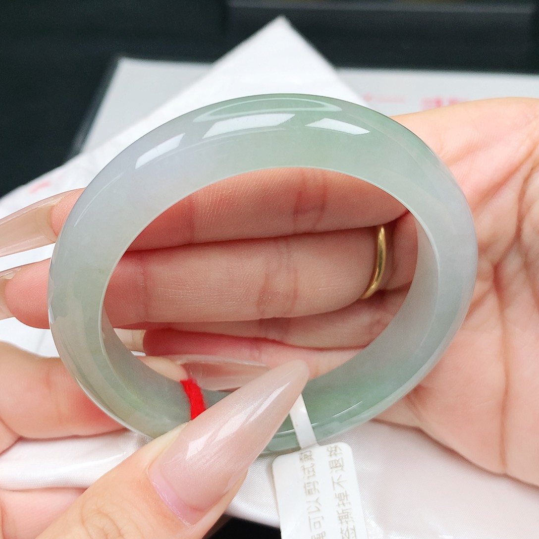 未镶嵌手镯翡翠54-55圈口