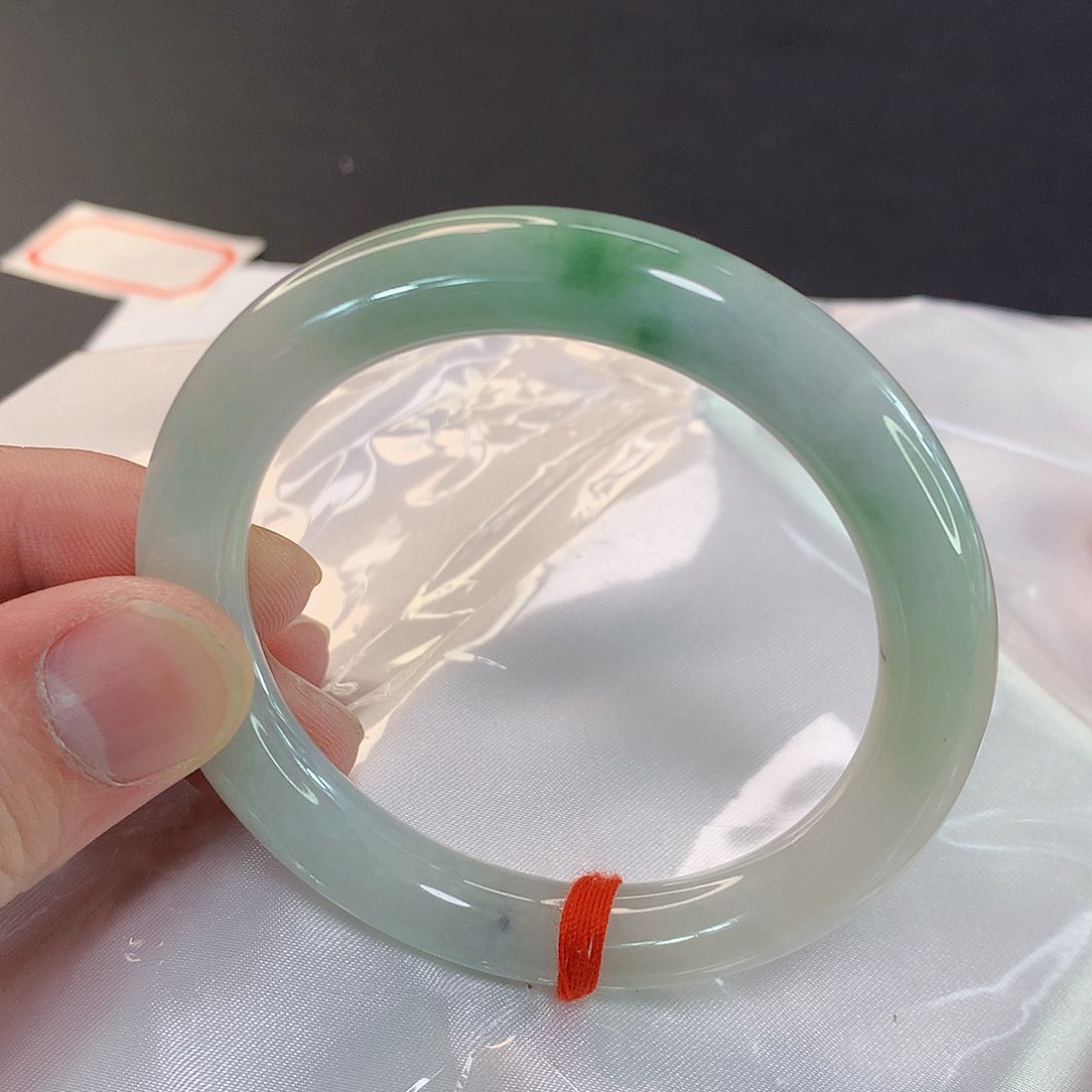 翡翠手镯未镶嵌121缅甸天然翡翠A货