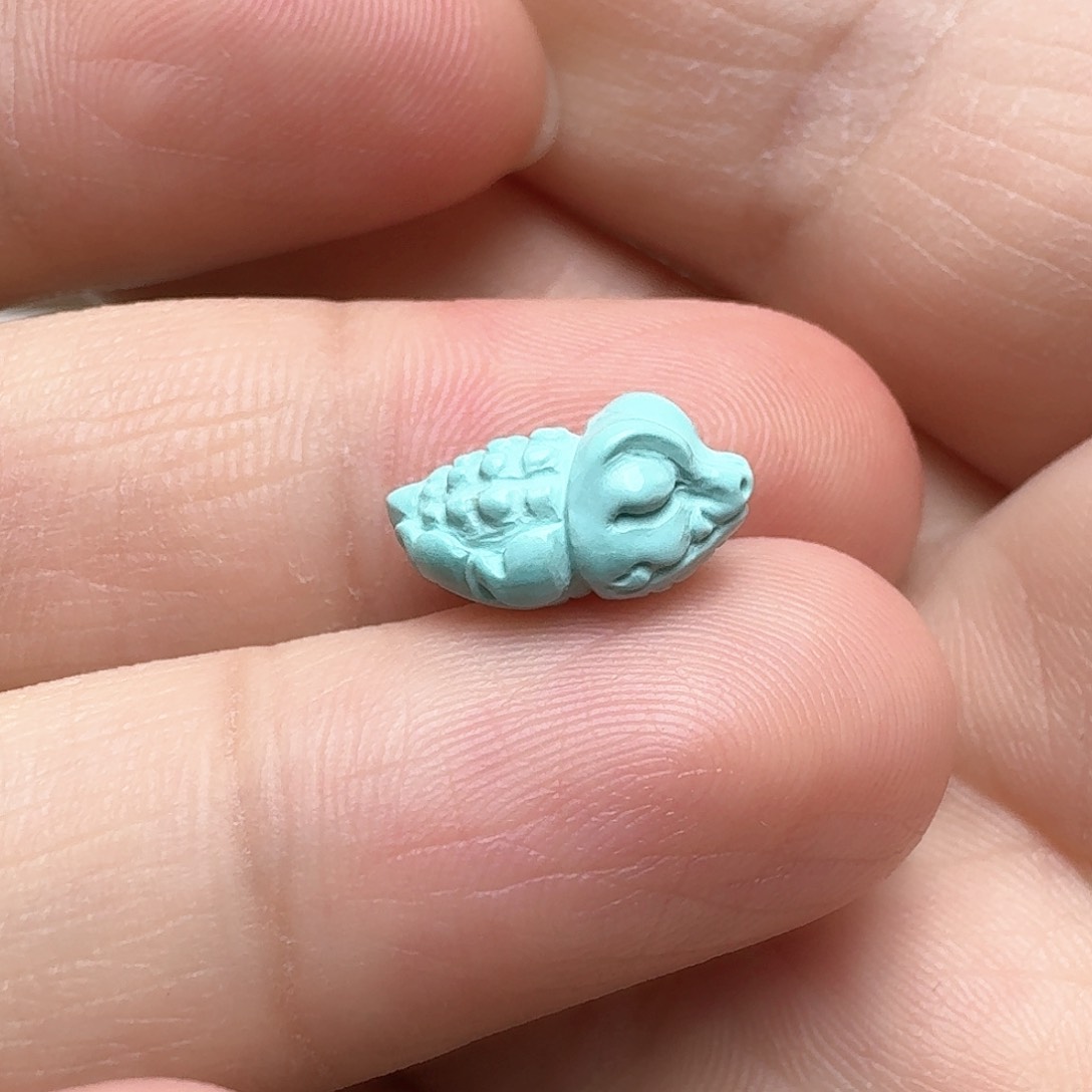 绿松石鳄鱼未镶嵌