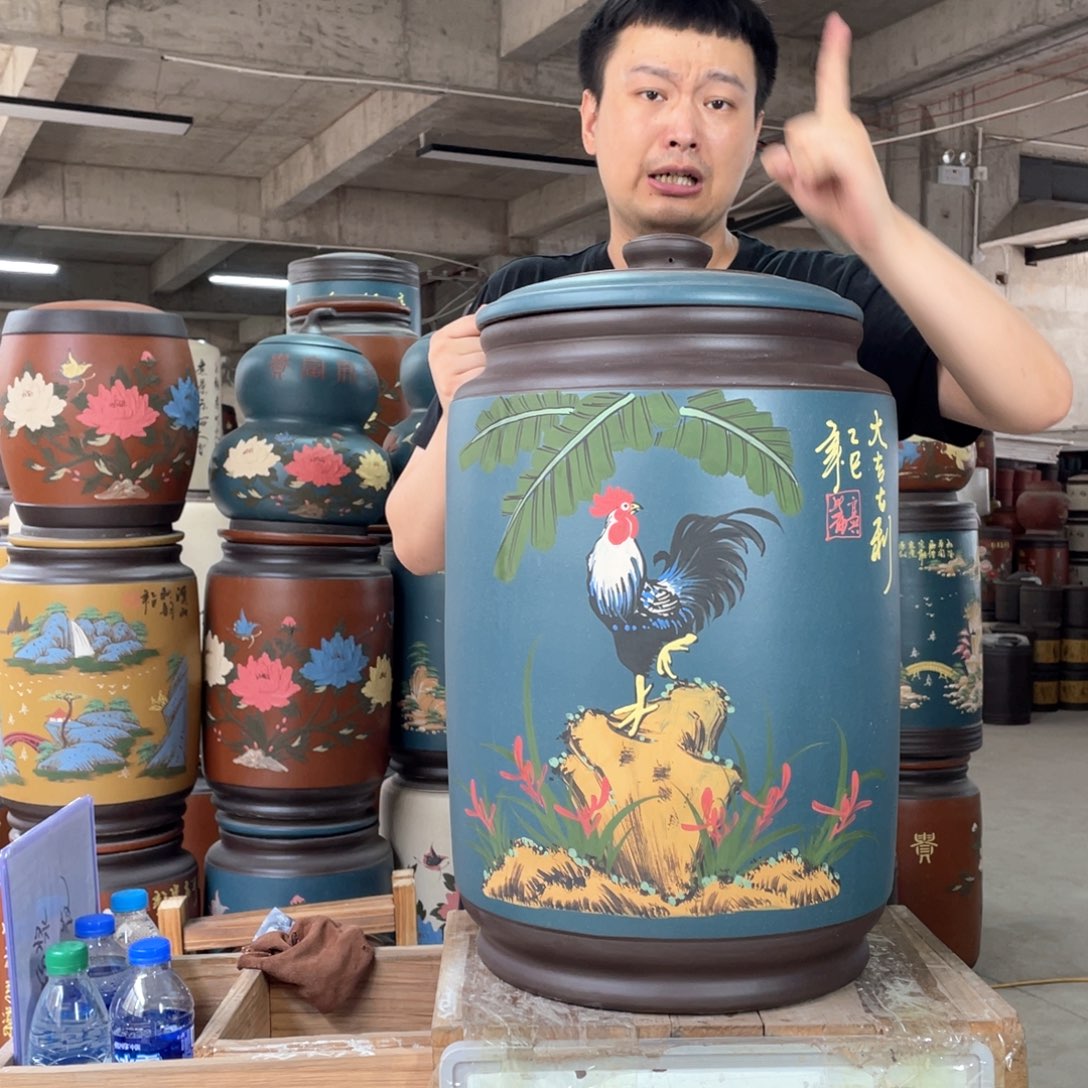 宜兴原矿紫砂茶叶罐
