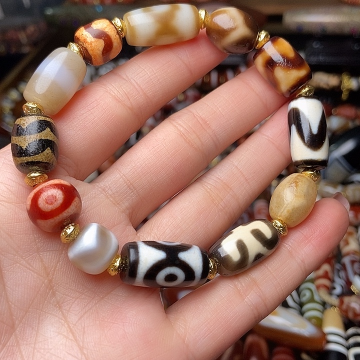 玛瑙/玉髓未镶嵌手链