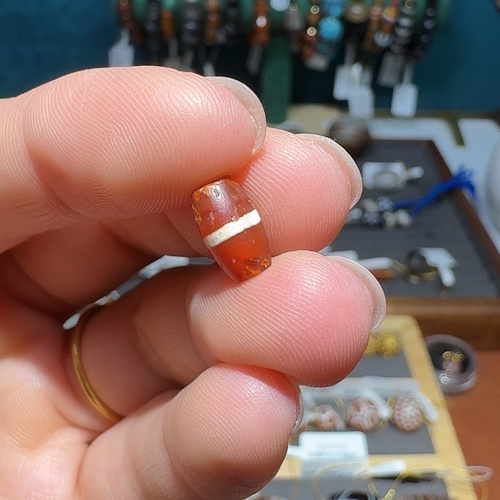 未镶嵌玛瑙/玉髓珠宝半成品5.5*9.6mm