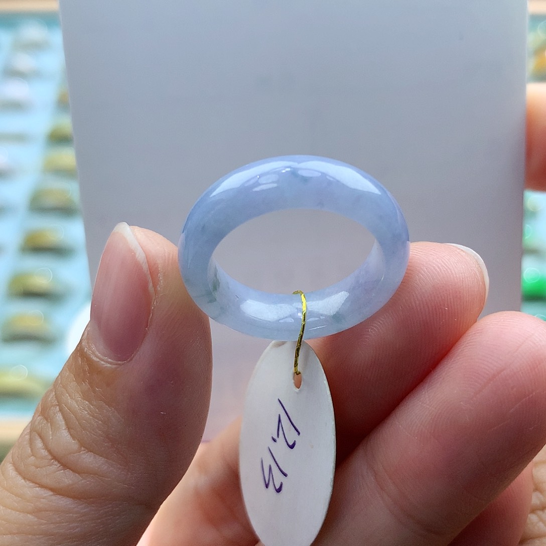 翡翠戒指未镶嵌12圈