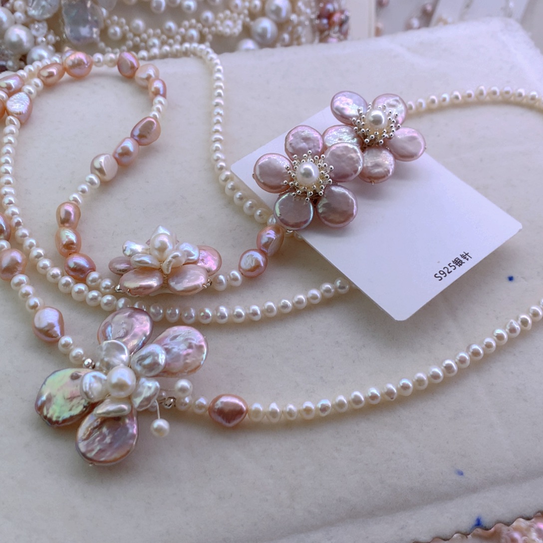 小***佳未镶嵌耳环淡水珍珠