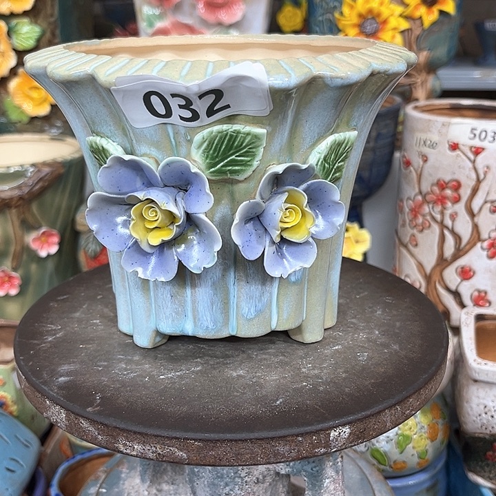 紫砂花盆粗陶材质多肉花盆