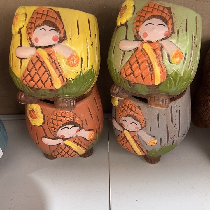 紫砂花盆粗陶材质多肉花盆