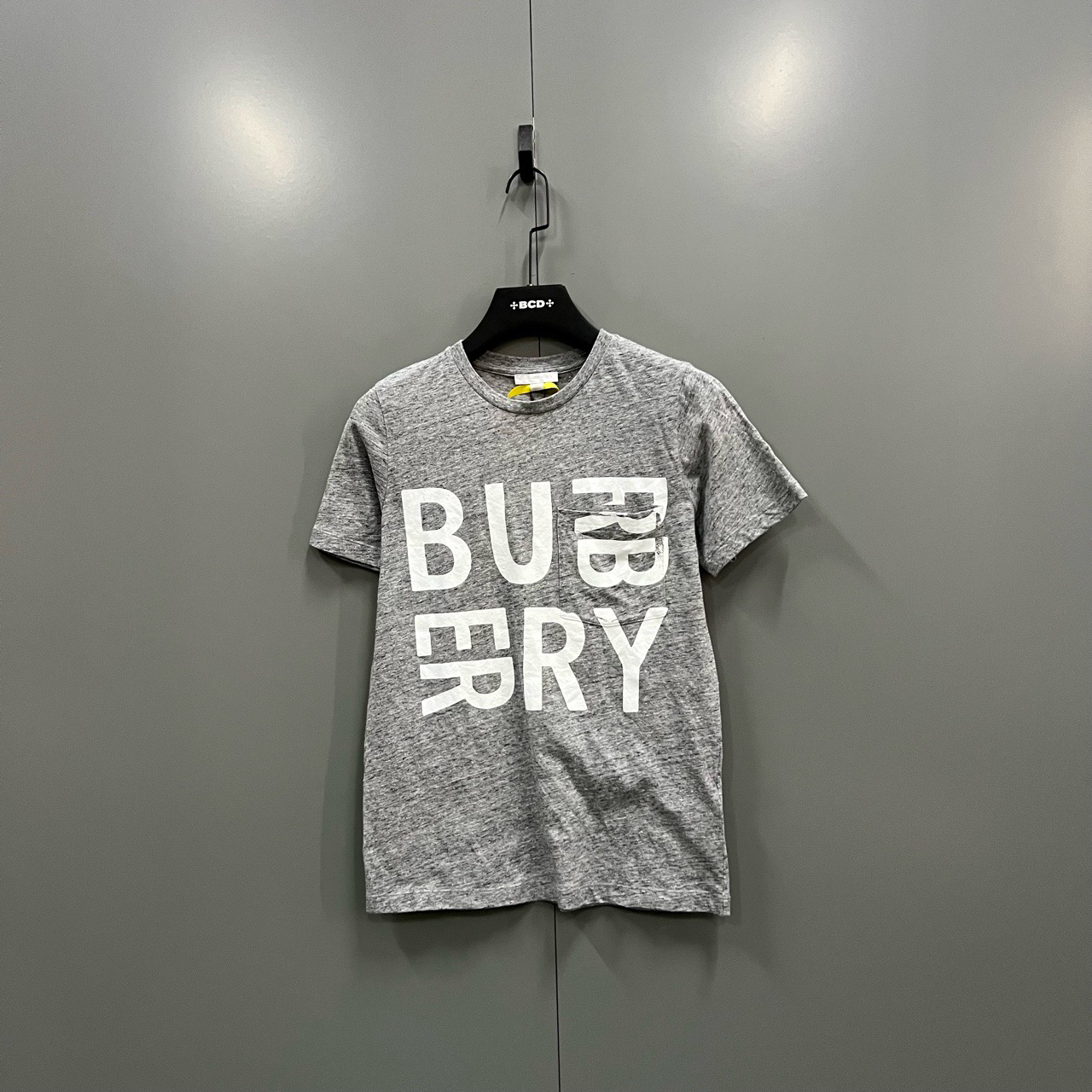 95新 BURBERRY/博柏利 (ll) 灰色字母印花短袖 14Y/303572
