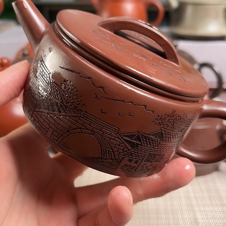 ℳ***生宜兴原矿手工紫砂壶