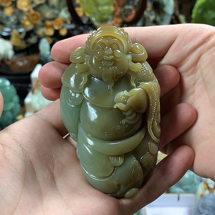 和田玉（糖玉）挂件未镶嵌小****