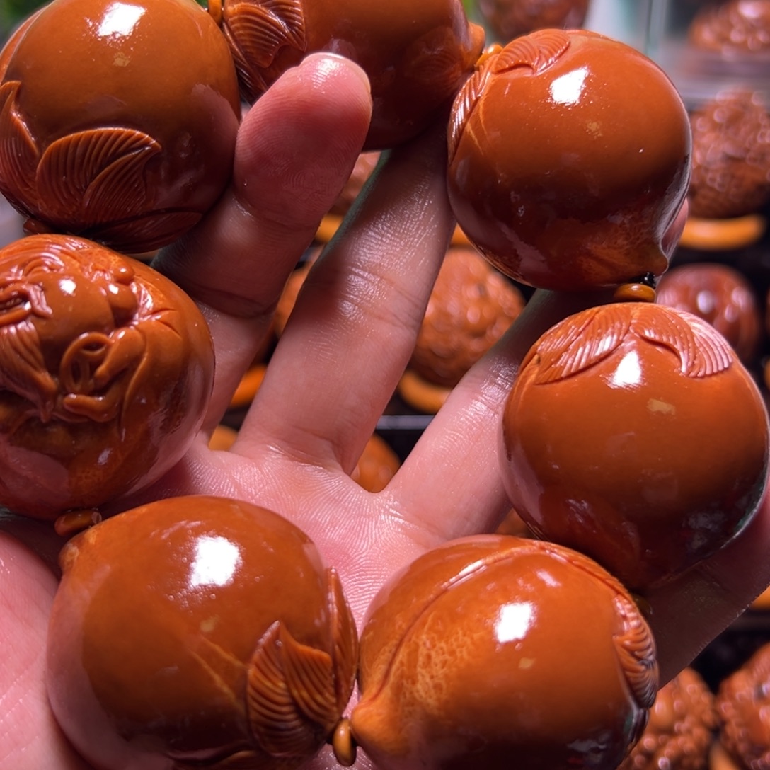 岩***哥橄榄核手串/手链橄榄核