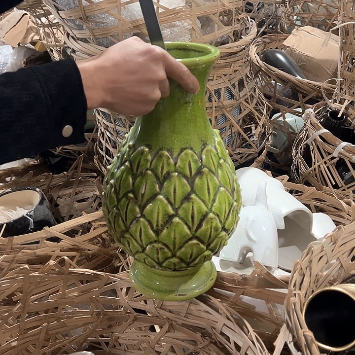 瓶高度38厘米口径11厘米微瑕捡漏