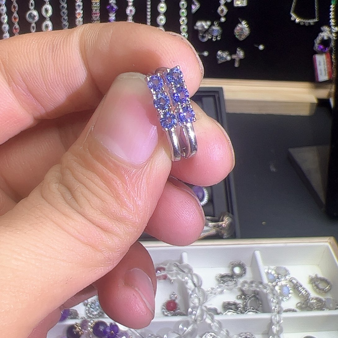 紫晶珠宝半成品银S925镶嵌