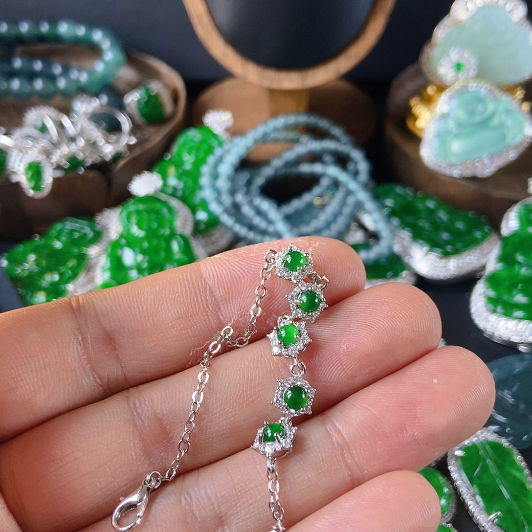 翡翠手链未镶嵌099手链