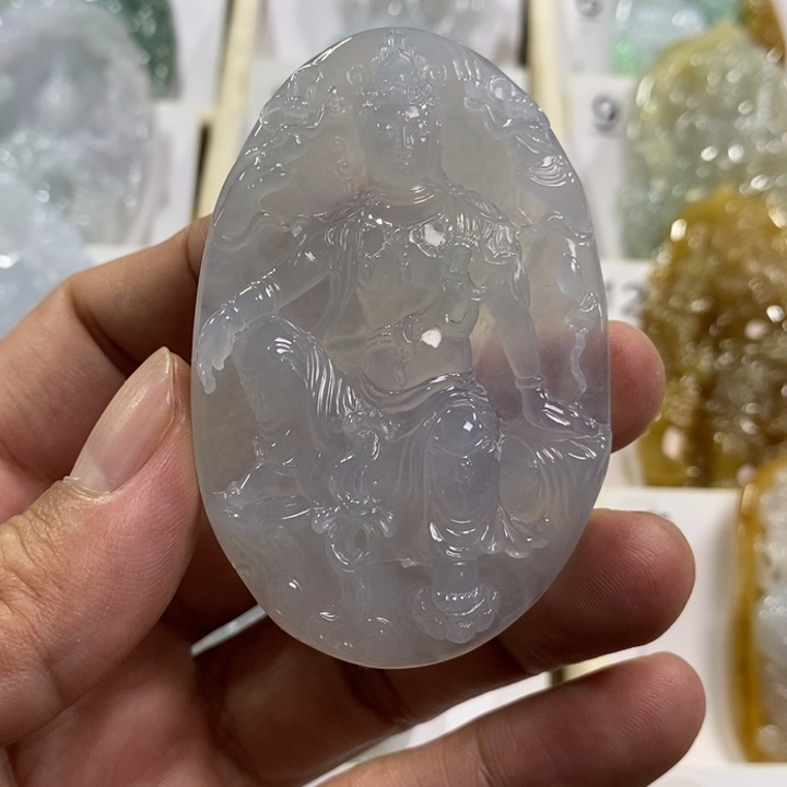 颈饰未镶嵌翡翠山*水月