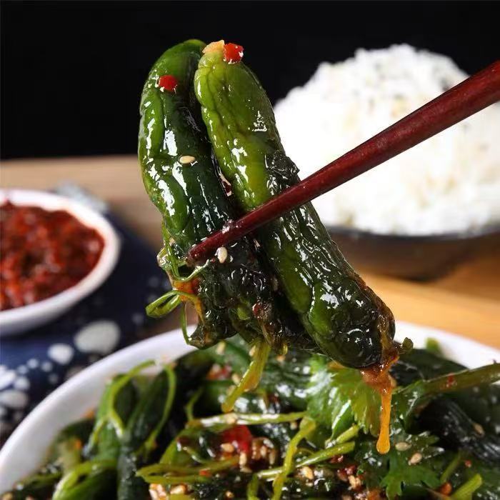 香菜小黄瓜 250g*袋 东北特色 农家手工制作咸口