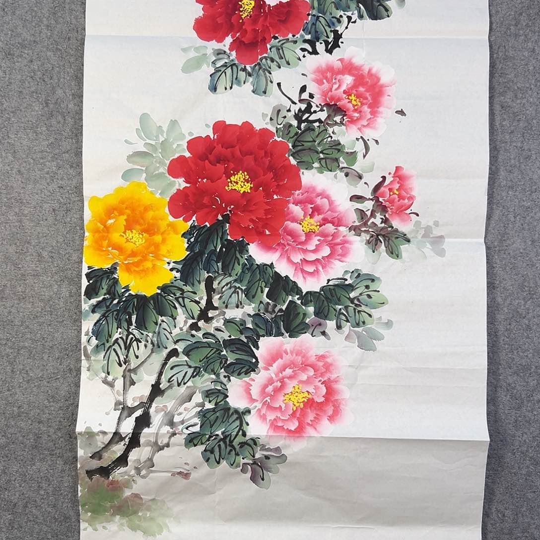 国画385 牡丹花等经济植物资源和