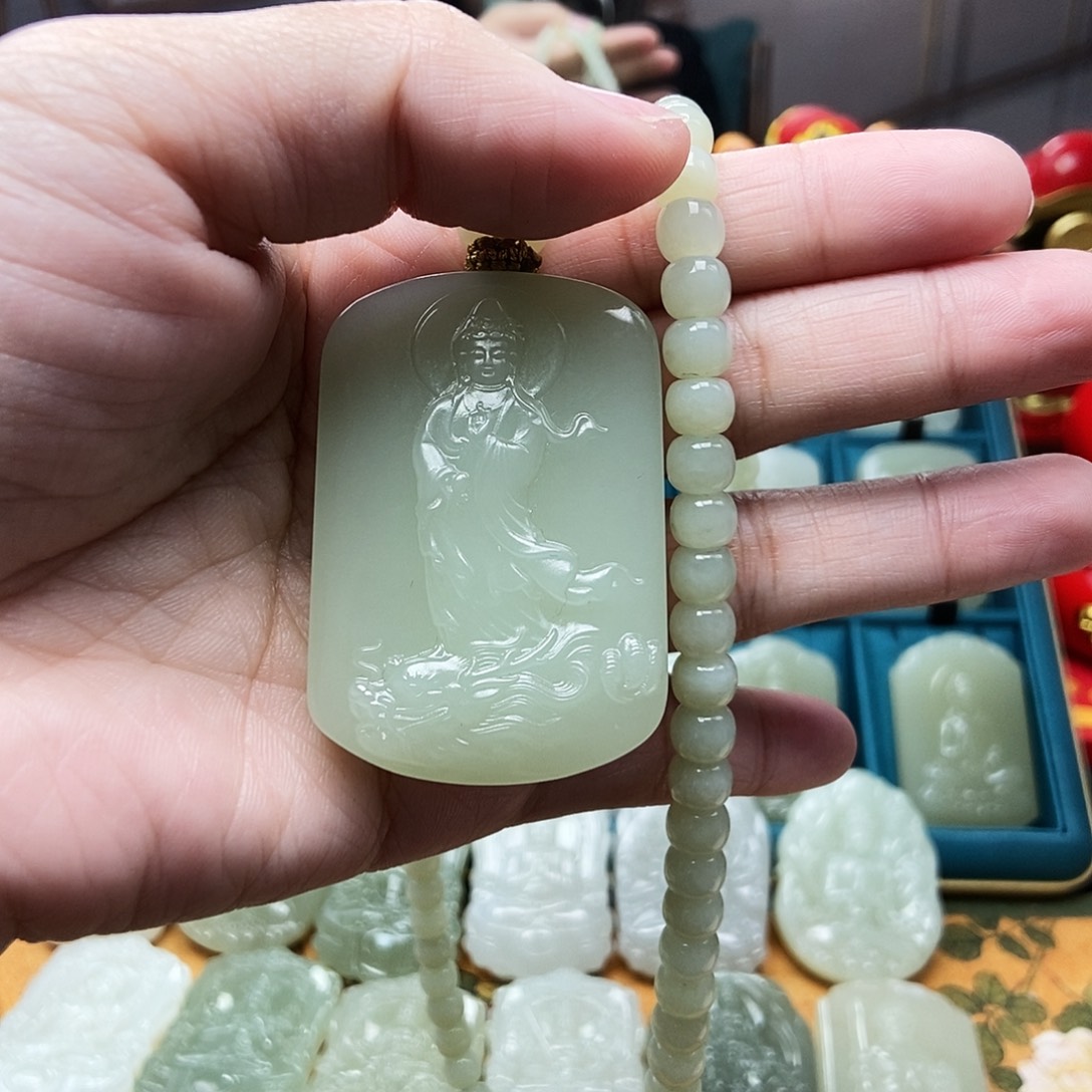 和田玉颈饰未镶嵌初*