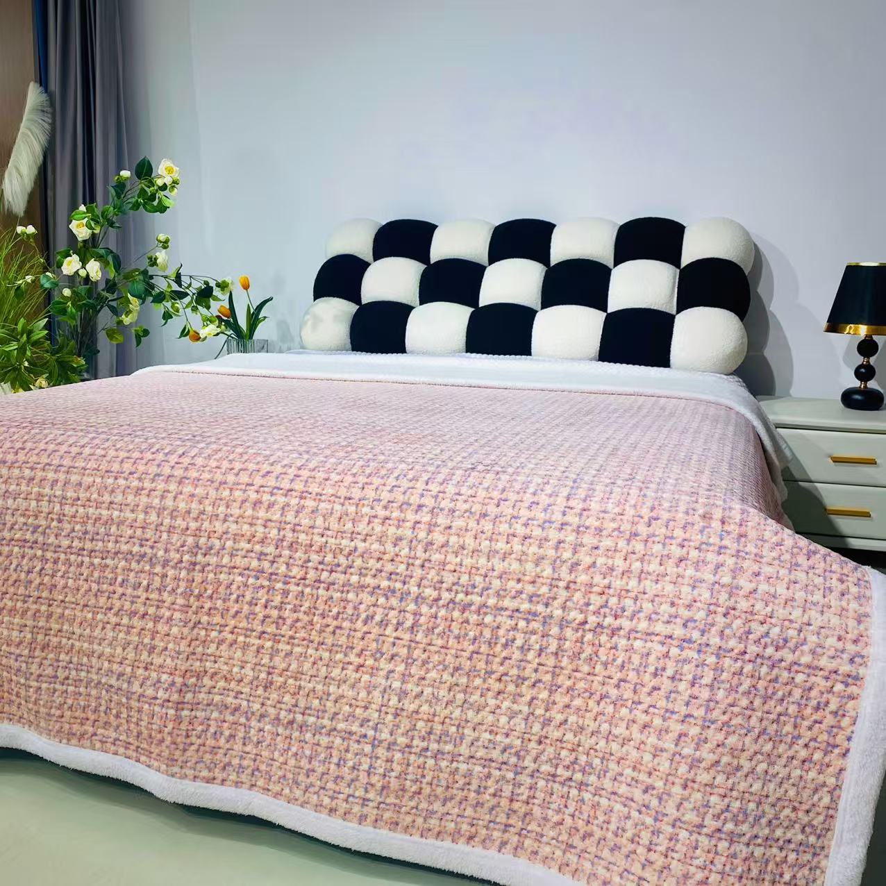 【七公专属】小香风两用毯1227