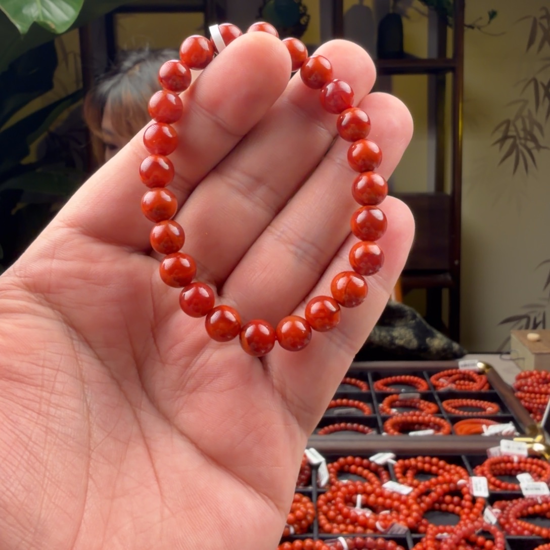 彧***顔南红玛瑙未镶嵌手链