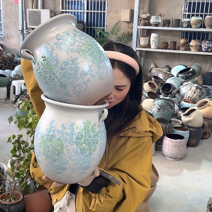 正品口19高25花盆……