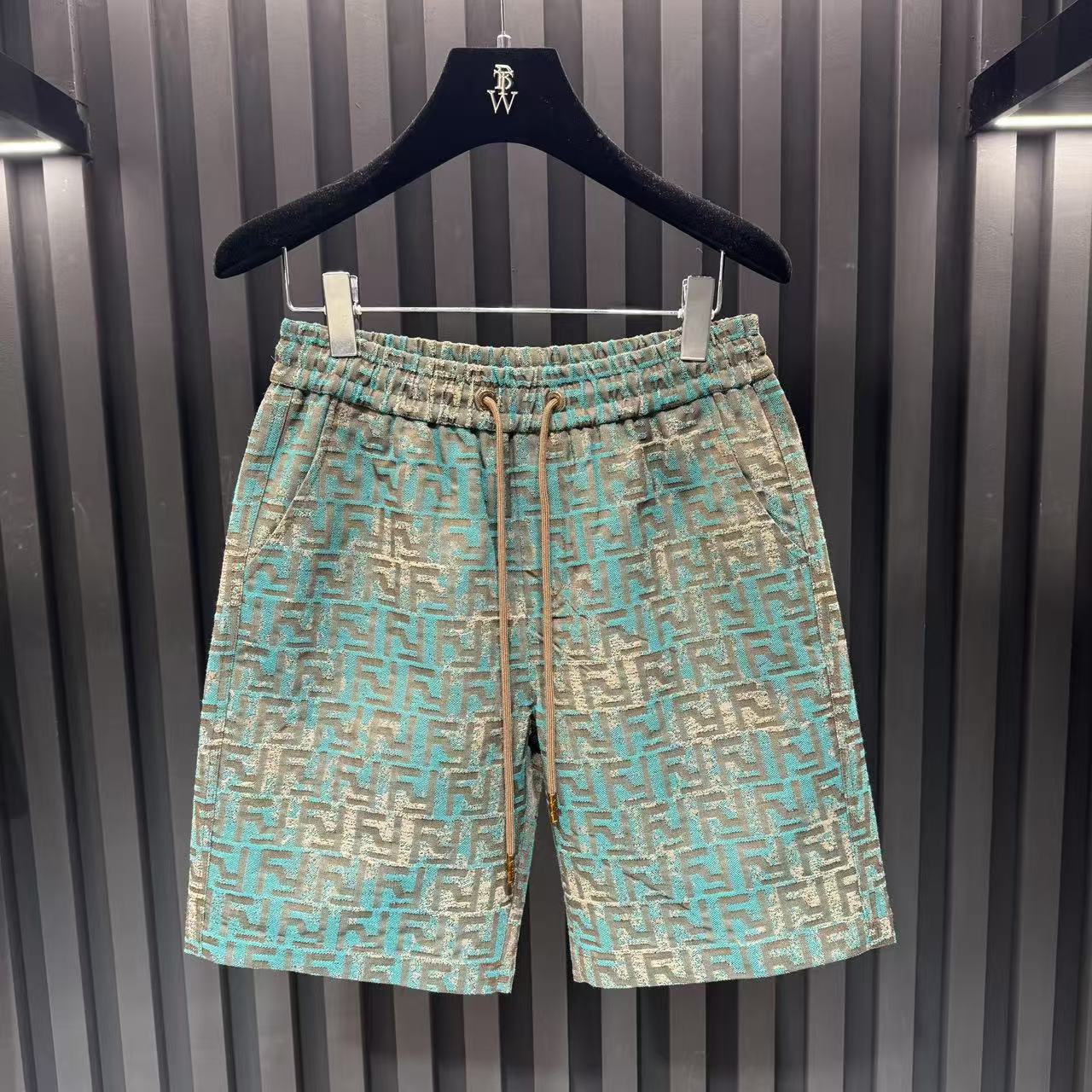 F【简繁专属】2025夏季新款潮流时尚百搭提花短裤（88793）