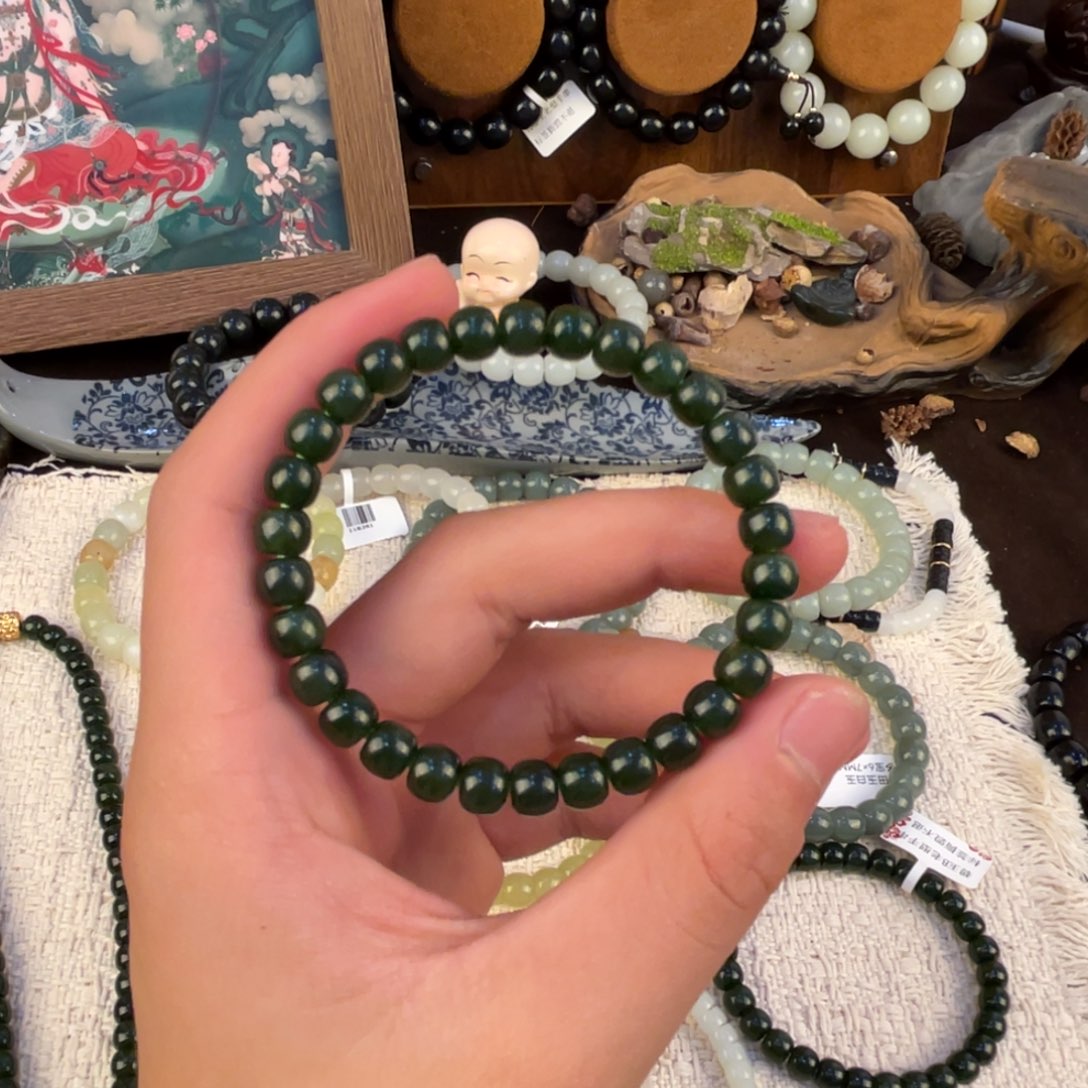 未镶嵌手链和田玉?**?