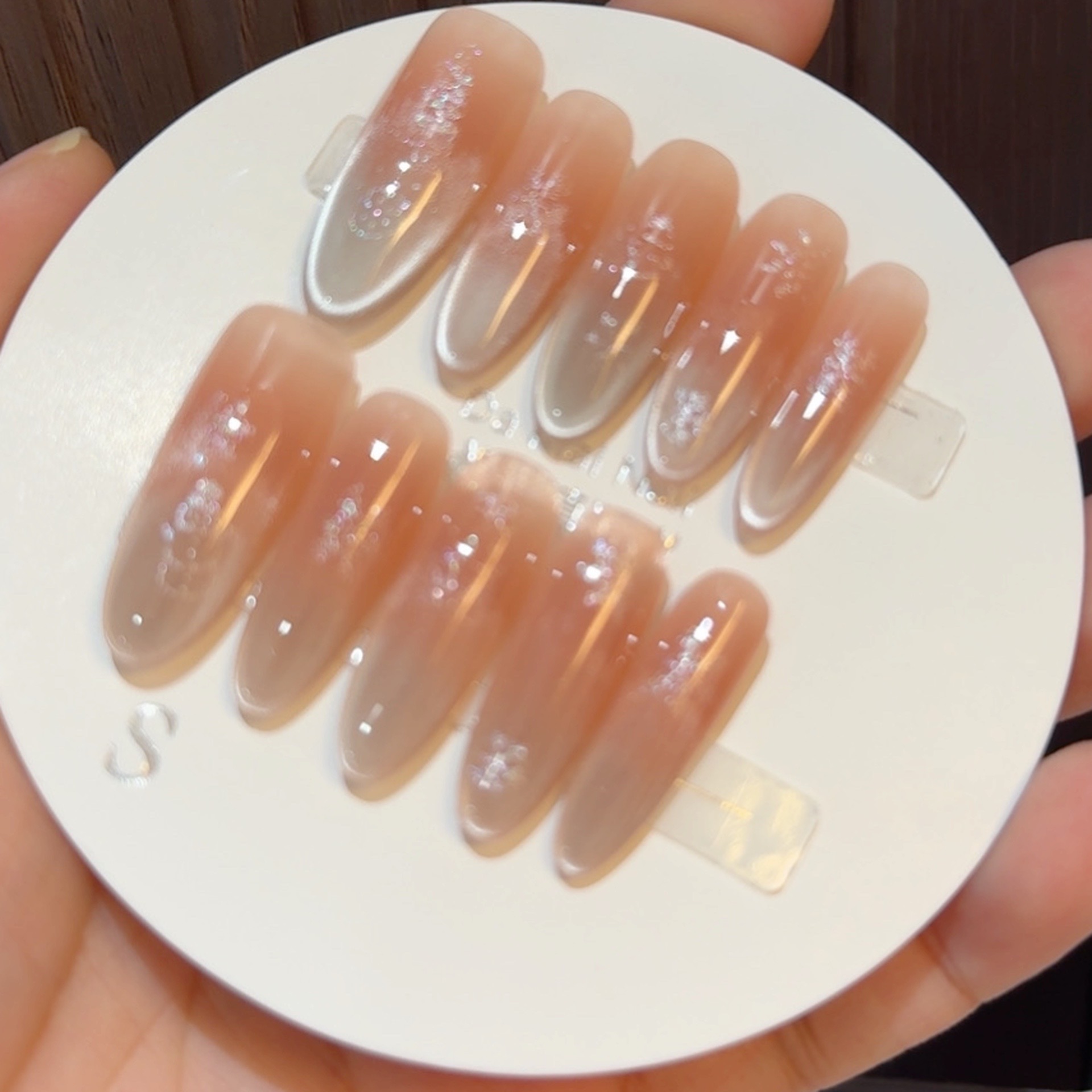 【雪花梦境】 纯手工穿戴甲