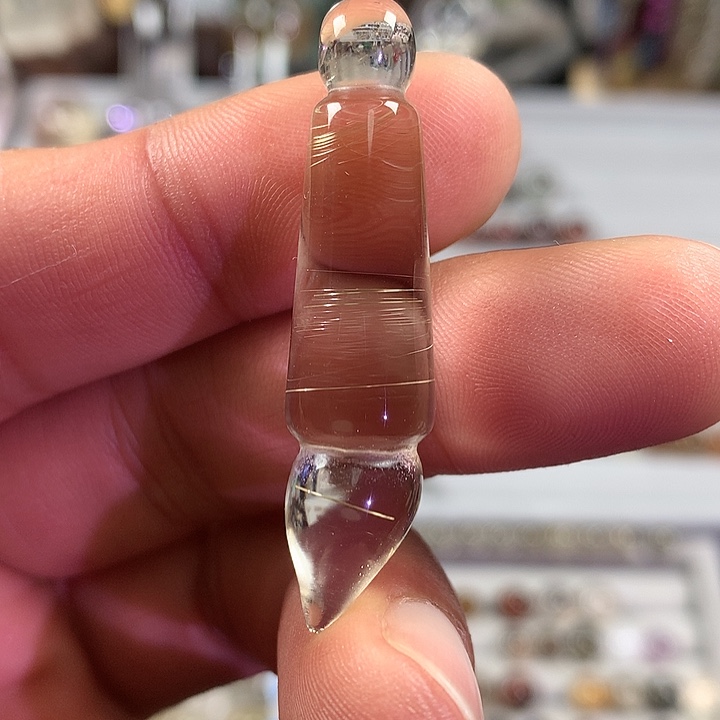 水晶吊坠(不含链)未镶嵌