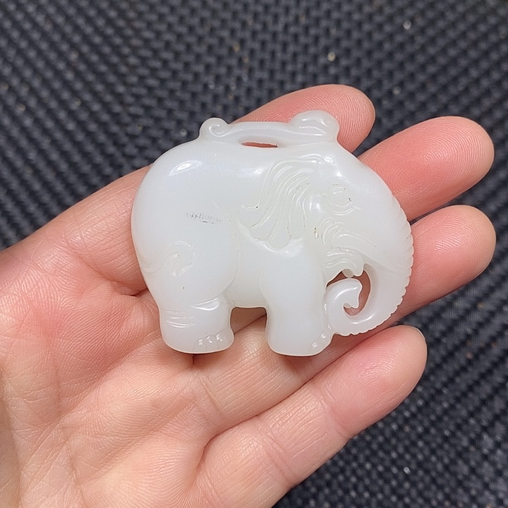 白玉菩提吊坠好物一物一图
