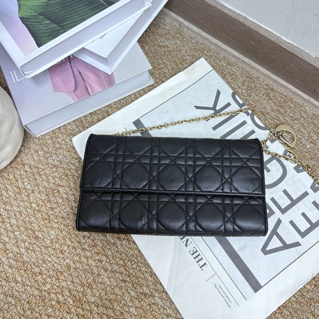 95新 DIOR/迪奥 戴妃链条包woc经典款式时尚百搭