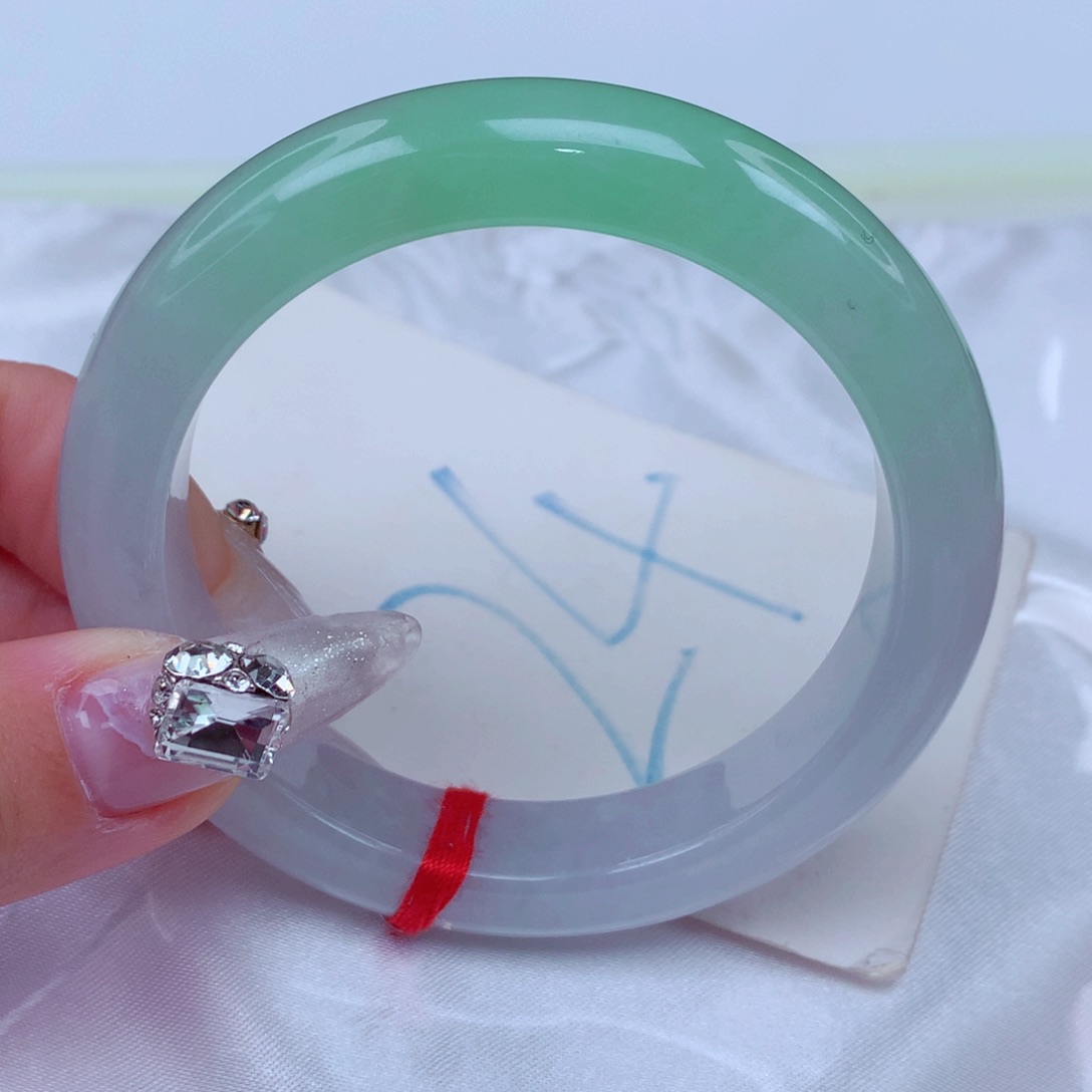 翡翠手镯未镶嵌天然缅甸翡翠A货手镯