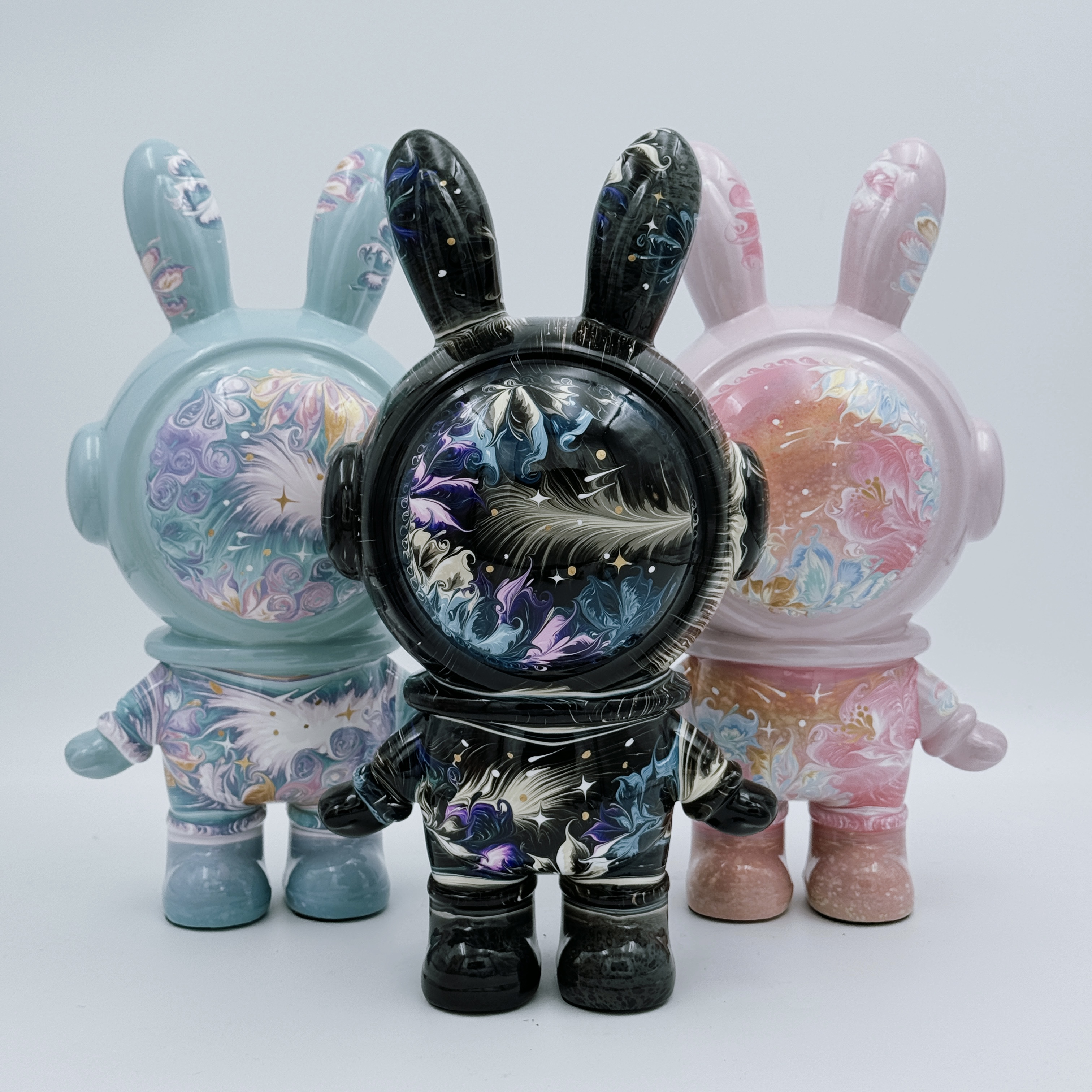 【跟单 下播做】流体熊DIY创意摆件潮牌装饰手绘手工潮玩暴力熊