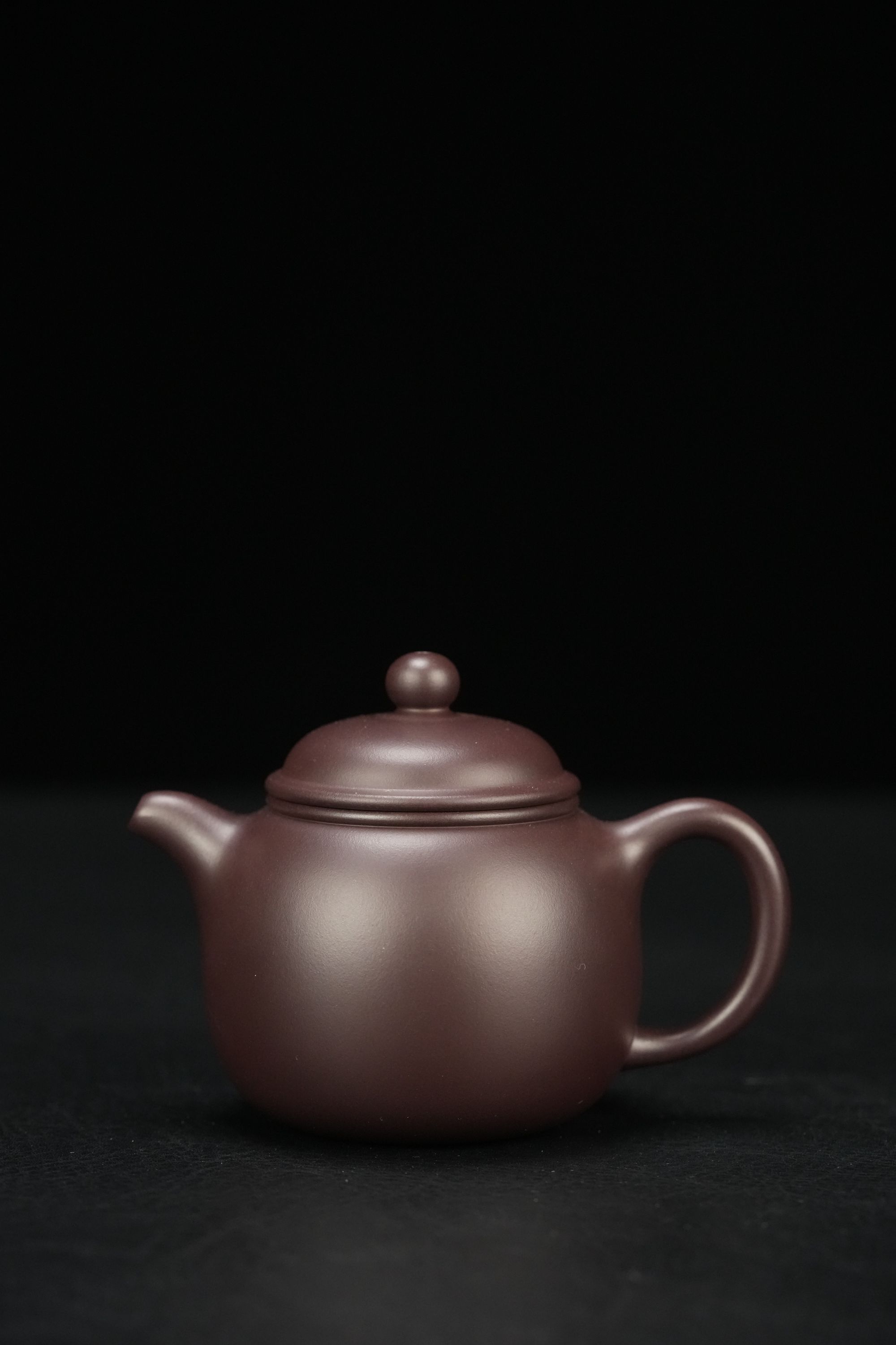 凡凡会客厅 YP19杨军保小匏尊黑墩头170cc 紫砂壶