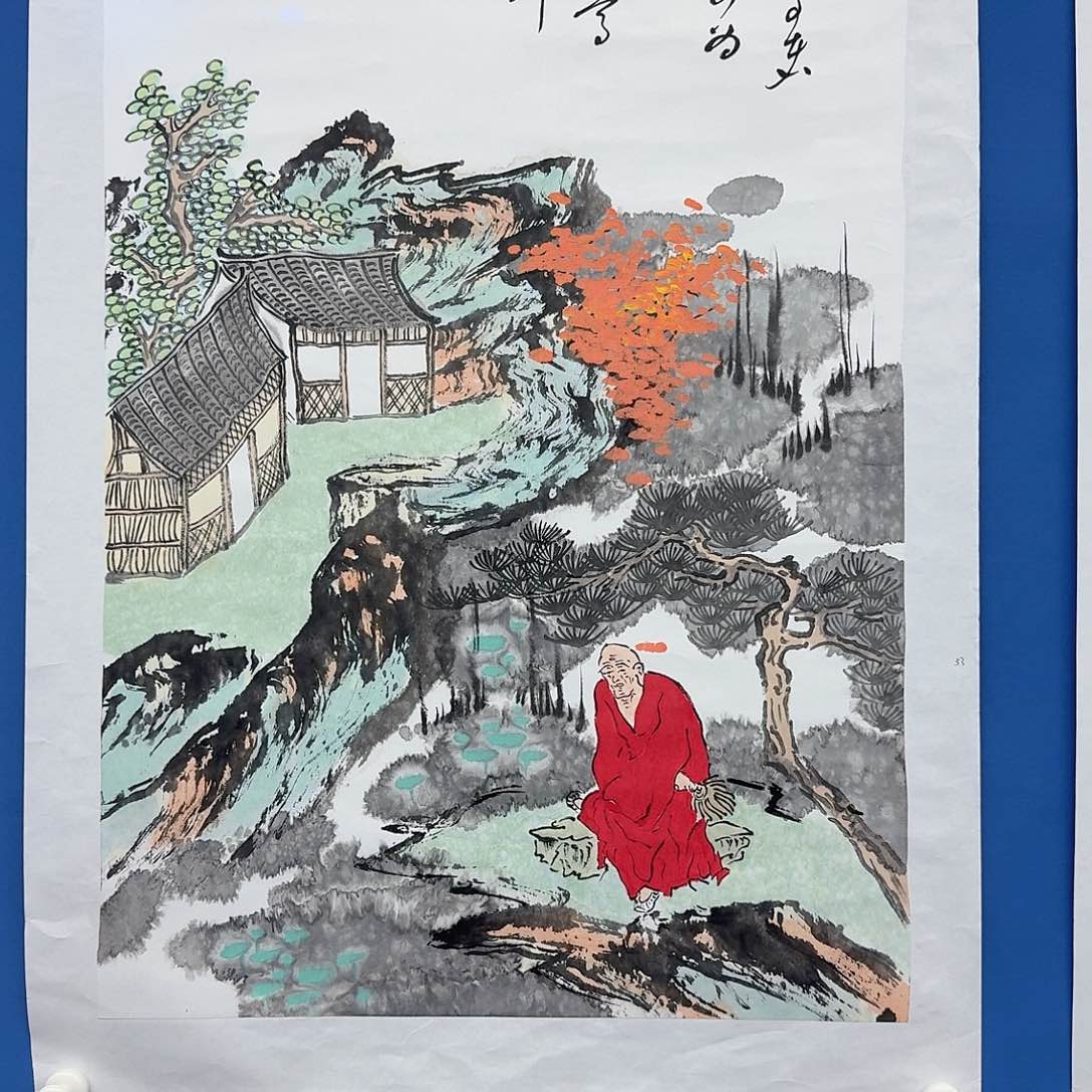 国画多次参加国内外大型
