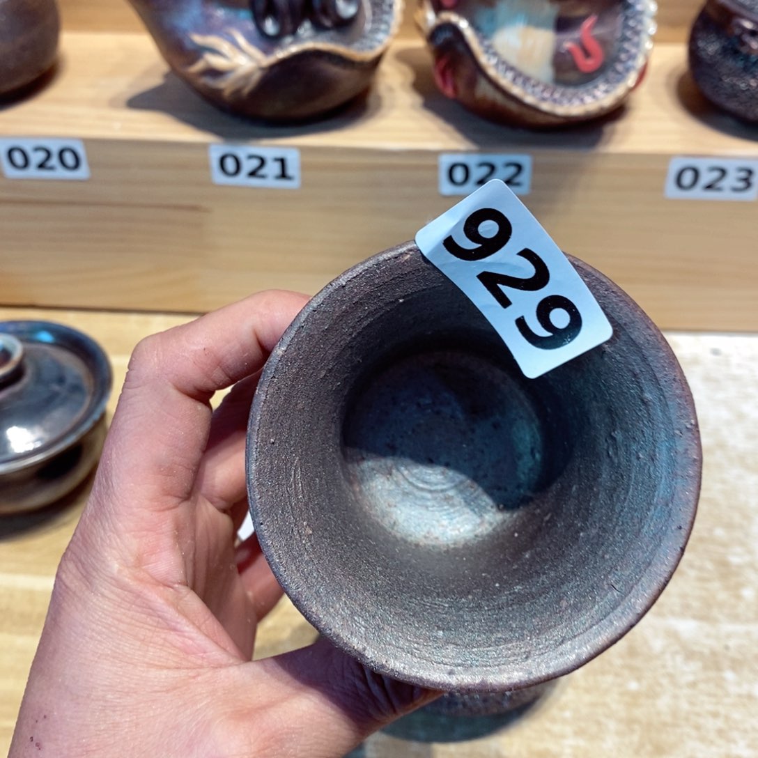 瑕疵，柴烧茶具陶瓷杯子