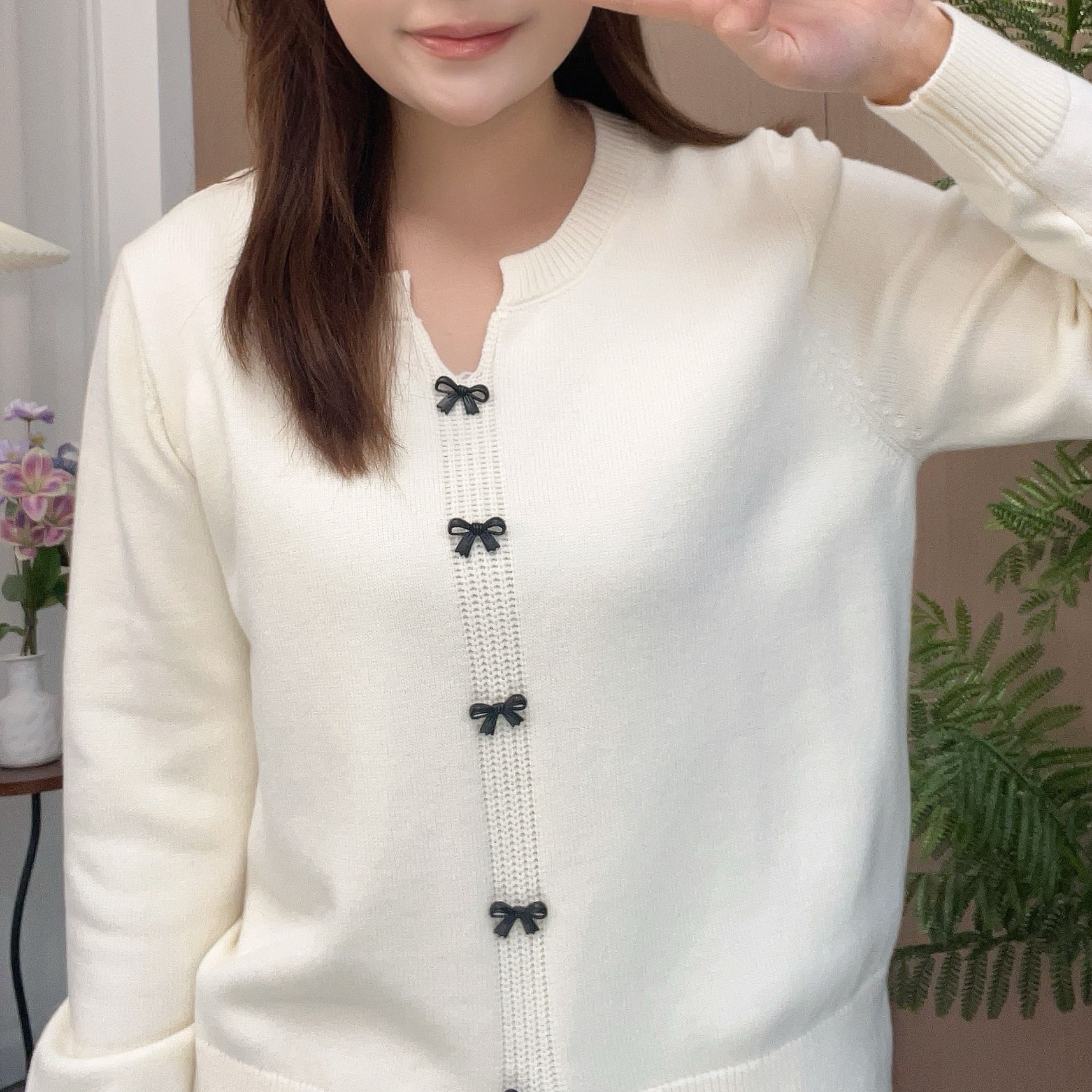 【苹果现货清清】秋冬新款毛针织衫显瘦上衣TGW41389