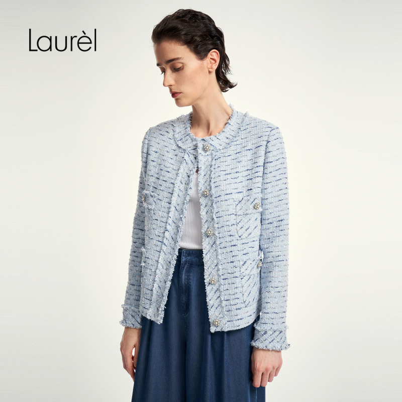 【粉丝专享】Laurel新款法式小香风短外套女LWD353W00800