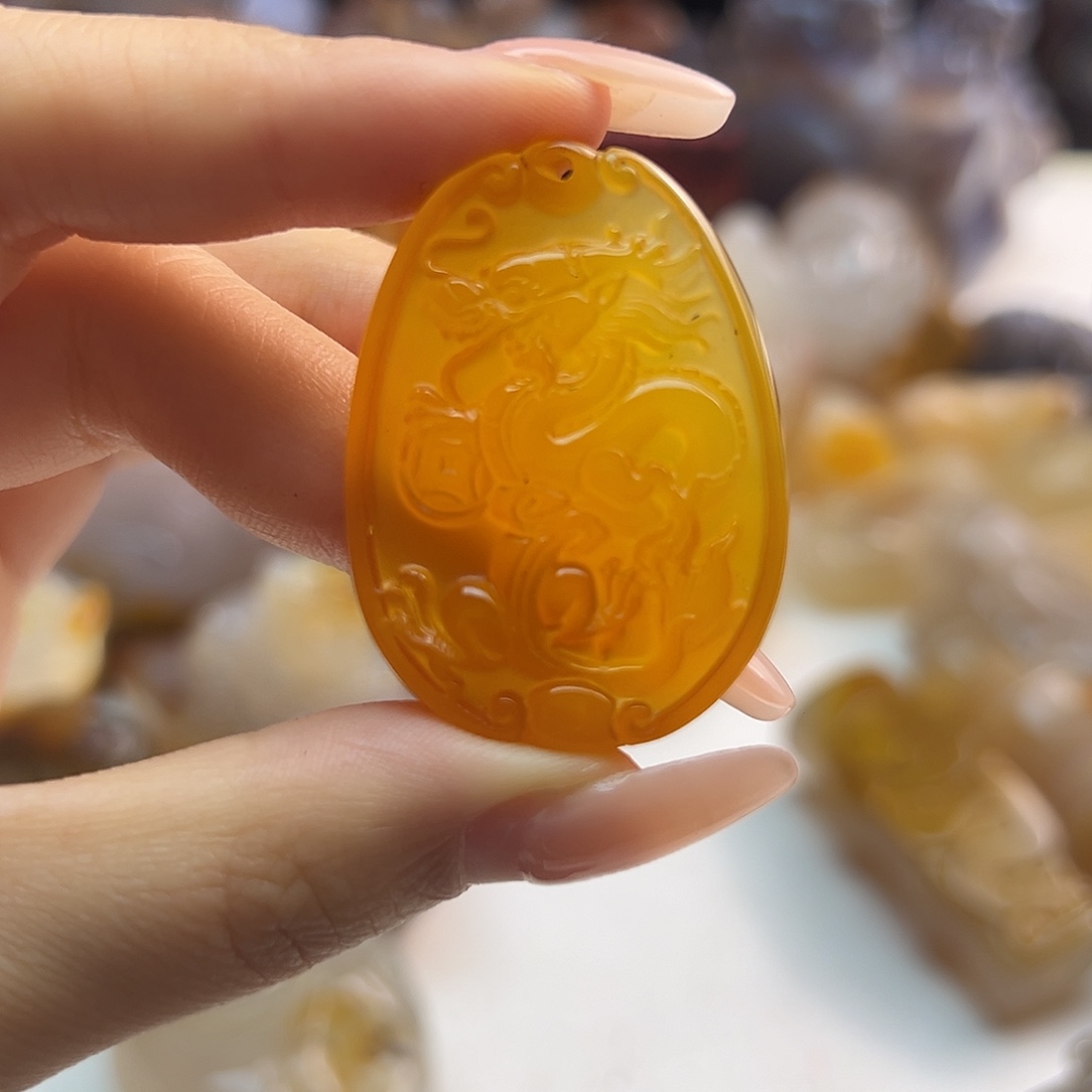 玛瑙/玉髓合金颈饰