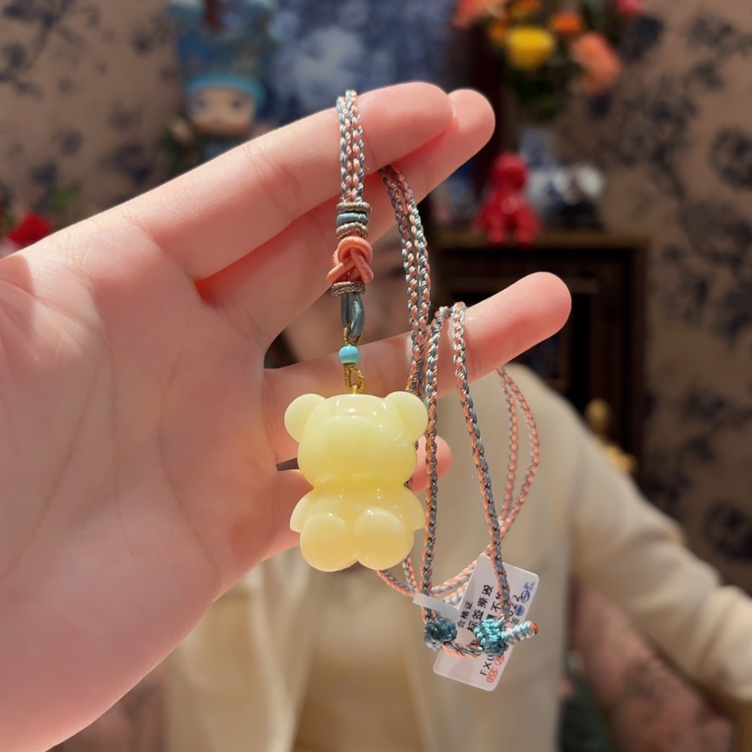 蜜蜡颈饰未镶嵌颈饰