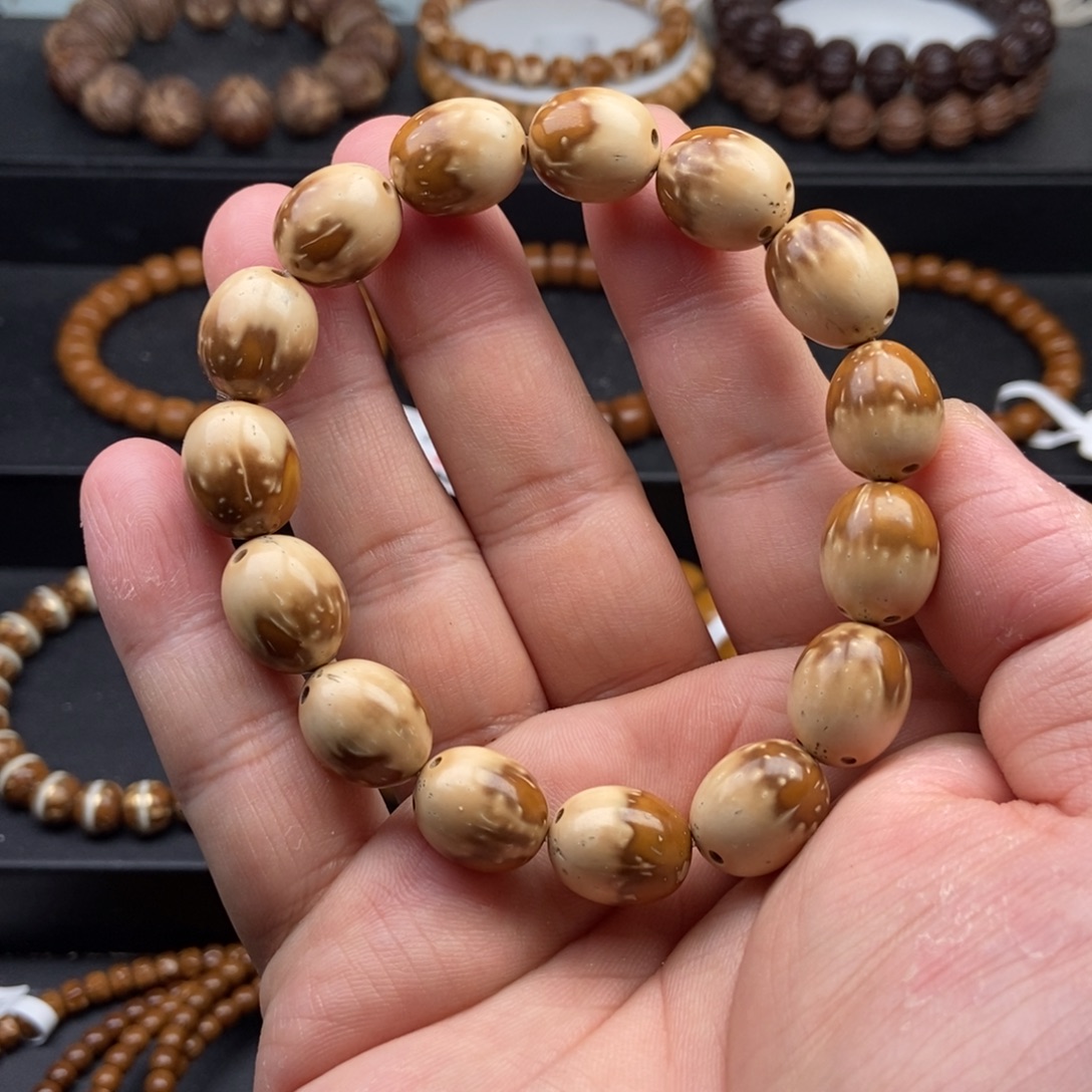 手串紫金鼠12mm天花板花皮